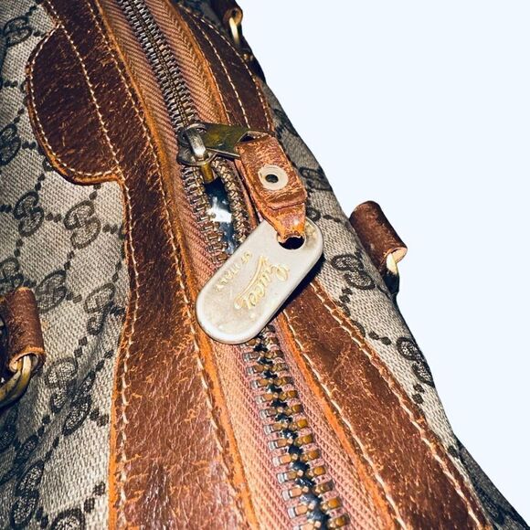 Gucci classic brown GG large Boston bag - Picture 12 of 13